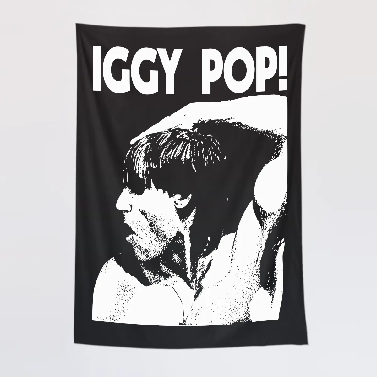 Iggy Pop Tapestry, Iggy Pop Concert Wall Poster
