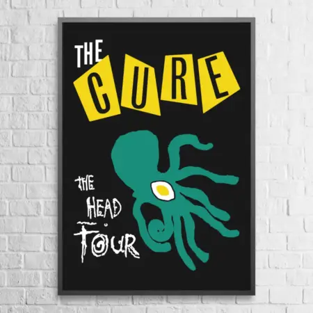 The Cure Poster, The Cure The Head Tour Wall Poster