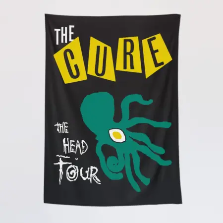 The Cure Tapestry, The Cure The Head Tour Wall Poster