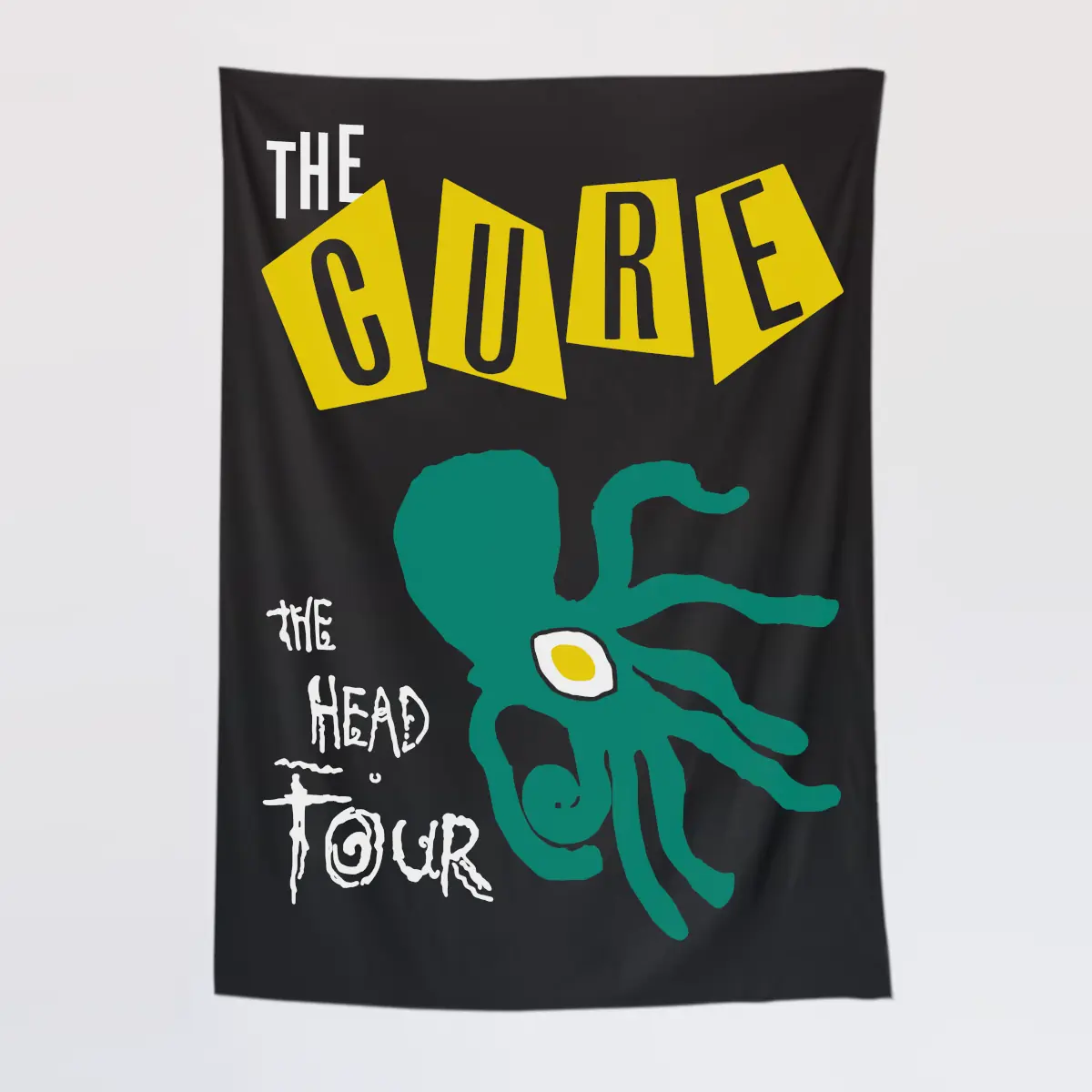 The Cure Tapestry, The Cure The Head Tour Wall Poster