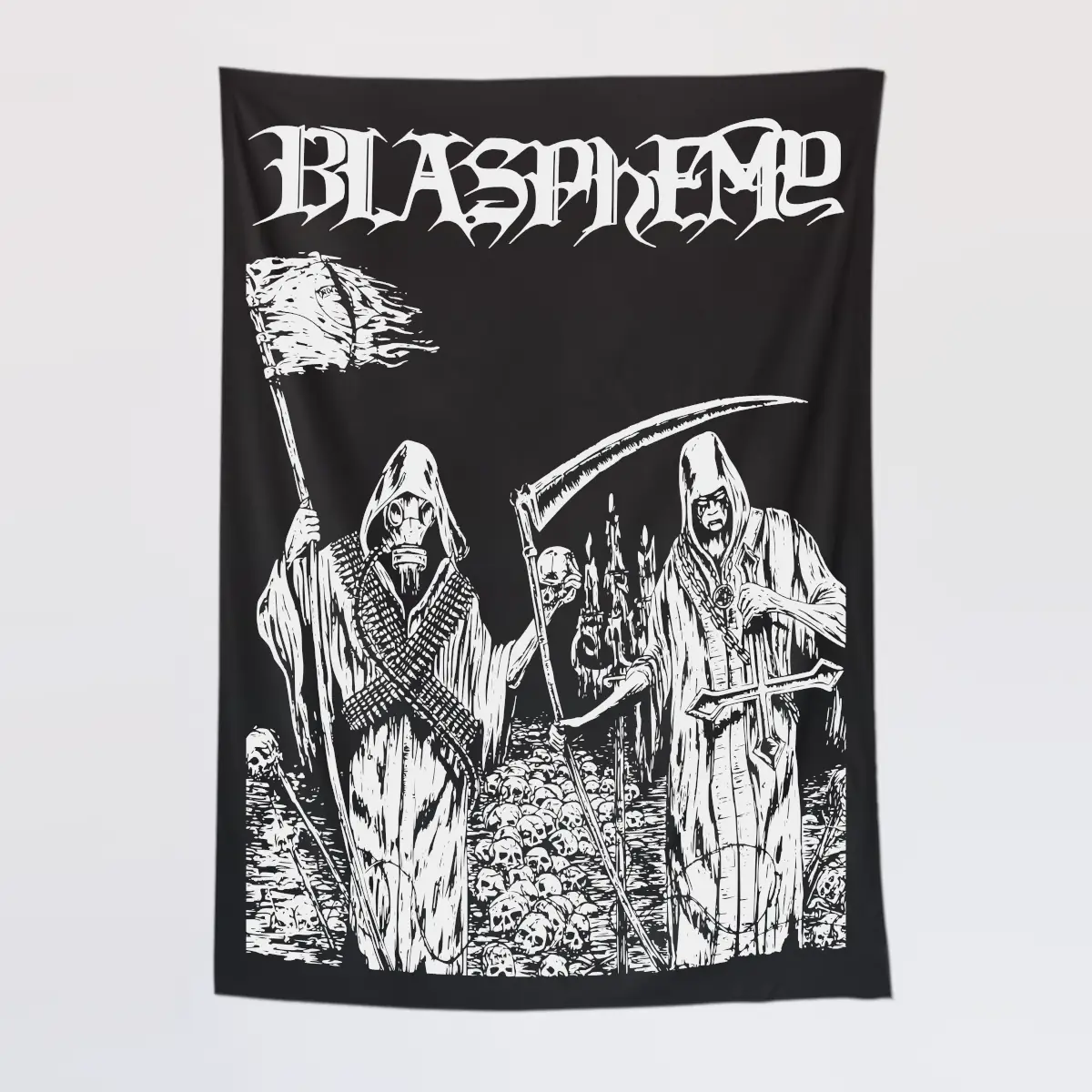 Blasphemy Desecration of Belo Horizonte Tapestry, Blasphemy Fifth Attack Wall Poster