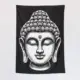 Buddha Head Tapestry, Buddha Statue Tapestry Wall Poster
