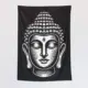 Buddha Head Tapestry, Buddha Statue Tapestry Wall Poster