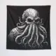 Cthulhu Octopus Monster Tapestry, Mythos Cosmic Creature Wall Poster