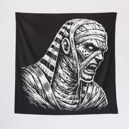 Egyptian Mummy Tapestry, Mummy Tapestry Wall Poster