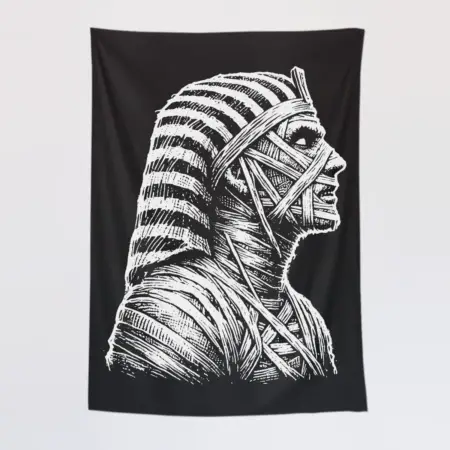 Egyptian Mummy Tapestry, Mummy Tapestry Wall Poster