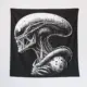 Scary Alien Tapestry, Alien Head Tapestry Wall Poster