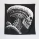 Scary Alien Tapestry, Alien Head Tapestry Wall Poster