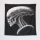 Scary Alien Tapestry, Alien Head Tapestry Wall Poster