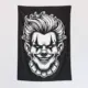 Scary Horror Clown Tapestry, Clown Tapestry Wall Poster