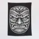 Tiki Mask Tapestry, Tribal Hawaiian Tapestry Wall Poster