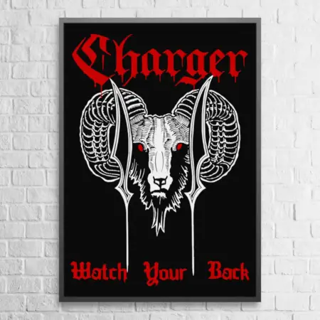 Charger Wall Poster, Charger Watch Your Back Paper Poster