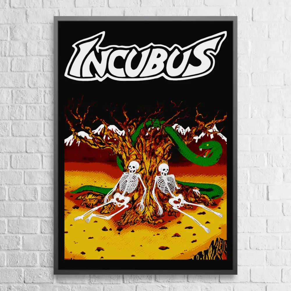 Incubus Wall Poster, Incubus Serpent Temptation Paper Poster
