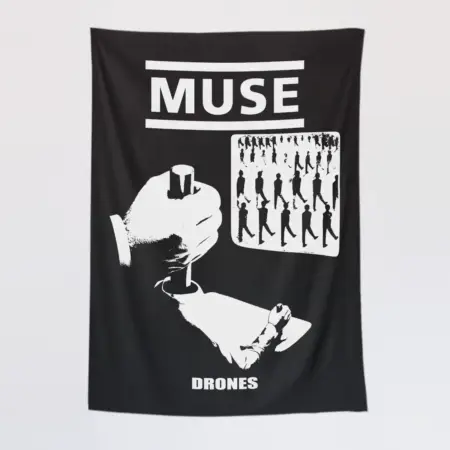 Muse Tapestry, Muse Drones Wall Poster
