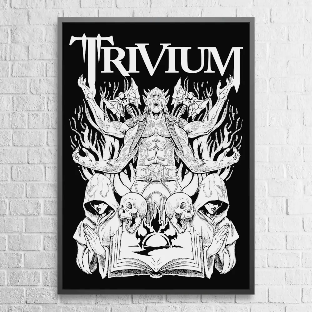 Trivium Wall Poster, Trivium The Phalanx Paper Poster
