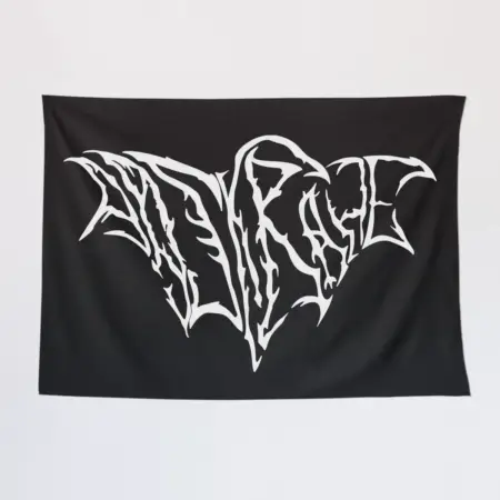 Aaskrähe Tapestry, Aaskrähe Logo Wall Poster