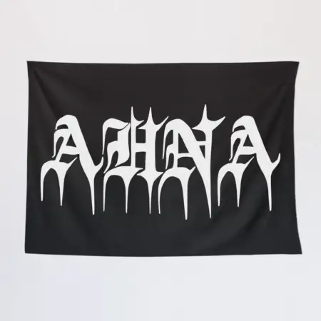 Ahna Tapestry, Ahna Logo Wall Poster