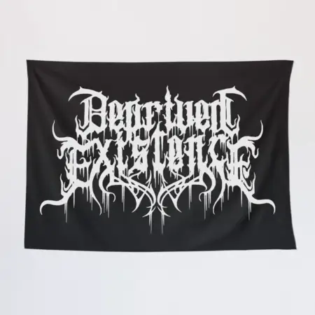 Deprived Existence Tapestry, Deprived Existence Logo Wall Poster