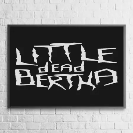 Little Dead Bertha Poster, Little Dead Bertha Logo Wall Poster