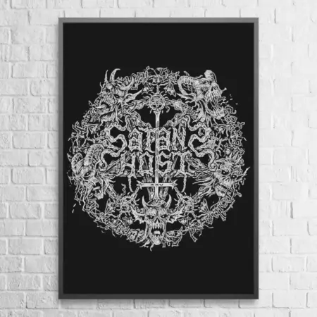 Satan's Host Poster, Celebration For the Love of Satan Wall Poster